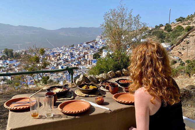 3-Hour Cooking Class overlooking the Blue City - Choosing fresh ingredients and a tajine
