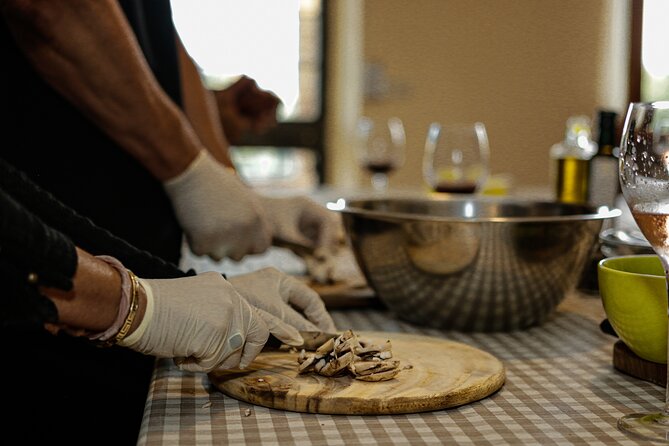 3-hour Tuscan Cooking Class with Wine & Oil Tasting - Cooking at Podere La Marronaia near San Gimignano