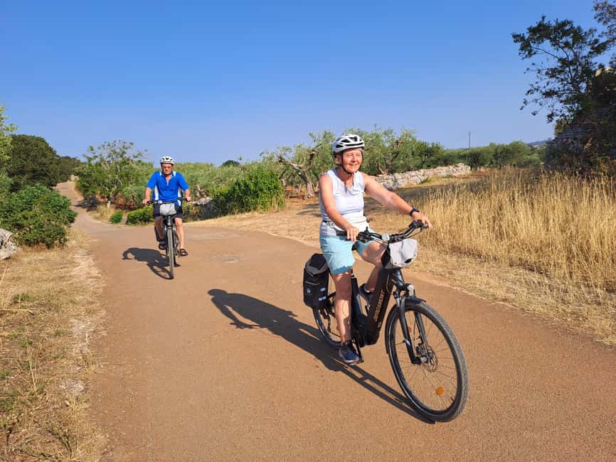 Alberobello: e-bike tour and orecchiette class - Key points to know before booking