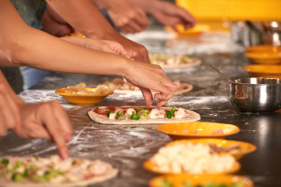 Amalfi: Cooking Class and Farmhouse Visit With Meal - The view and the lemon-grove rest area