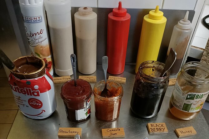 Amazing Sweet Crêpe Cooking Class Paris - Toppings, tea time, and homemade caramel