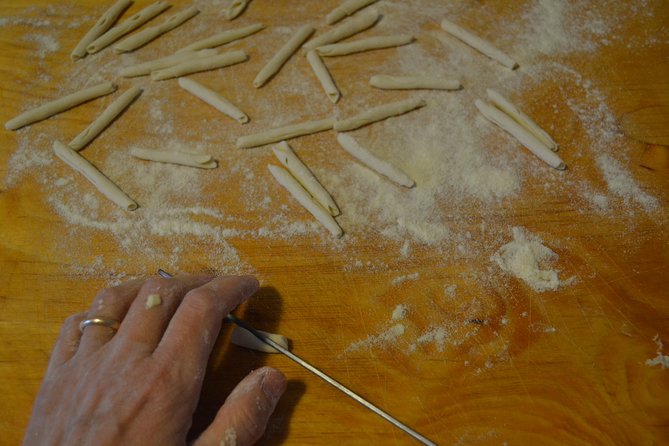 Apulian cooking class fresh pasta and focaccia - Sitting down to the meal you made