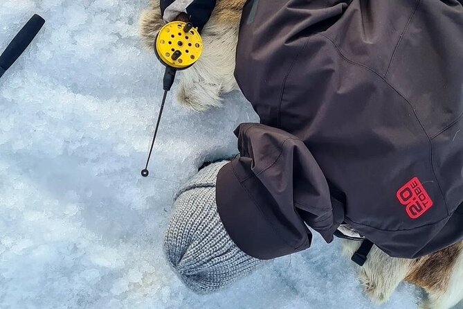 Arctic Fishing & Open Fire Cooking - At Rahajärvi, fishing starts with the ice