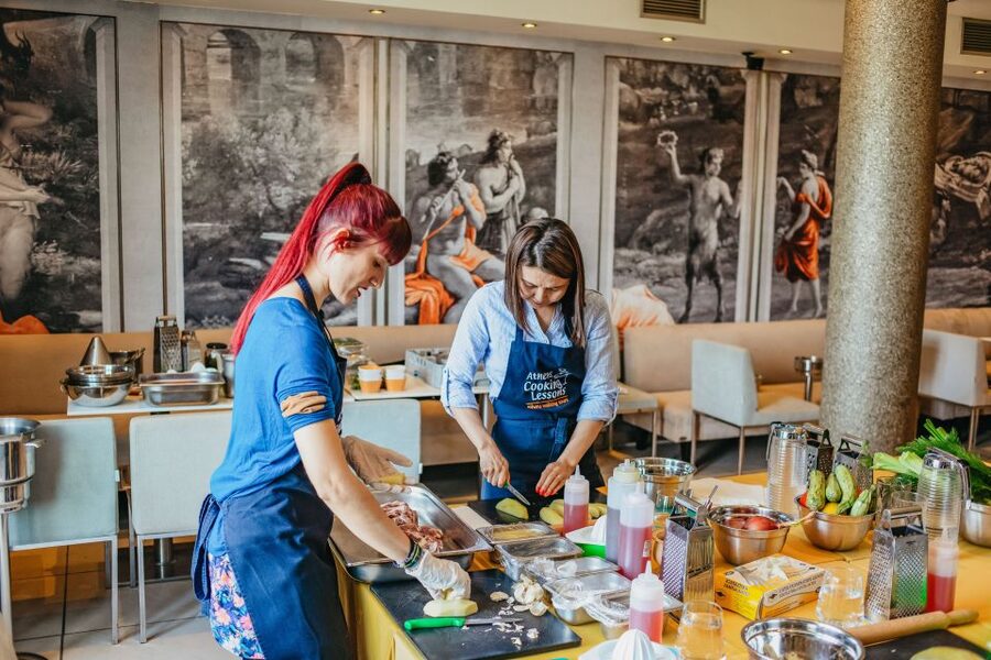 Athens: Greek Cuisine Cooking Class and 3-Course Dinner - Cooking a Greek Sunday dinner at Hill Athens