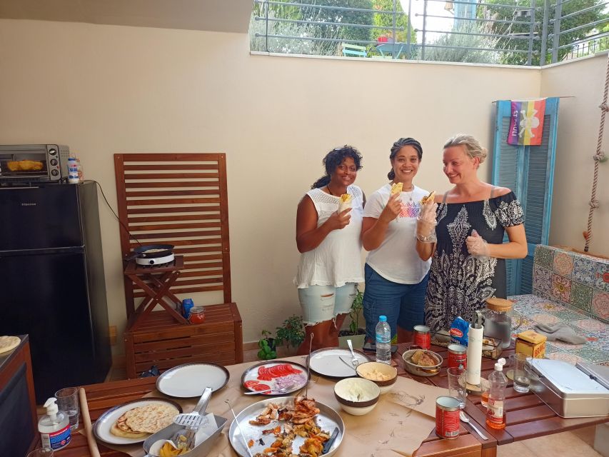 Athens: Greek Souvlaki Pita Gyros Cooking Class with a Local - Dessert and the Meal at the Table