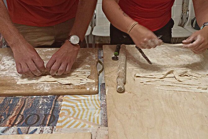 Authentic Bologna Home Cooking Class: Tagliatelle & Tortellini - Making tagliatelle, tortellini, and a third shape