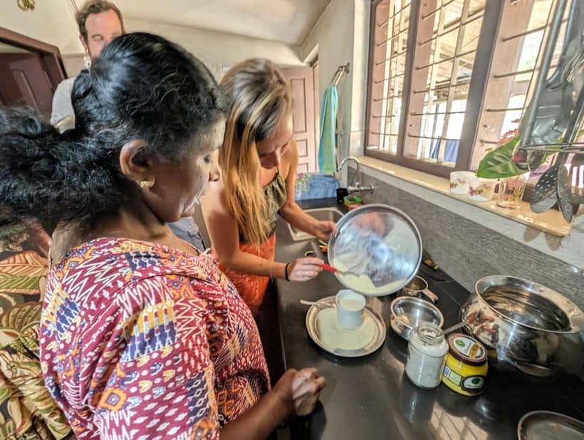 Authentic local vegetarian Kerala cooking class in Wayanad - Fresh coconut and the walk through the family garden