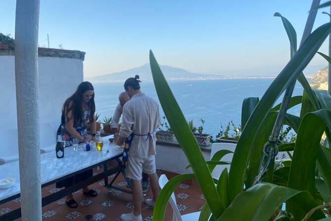Authentic Pasta & Pizza Cooking Class with Sorrento Coast Pickup - Cooking above Sorrento at 5 p.m.