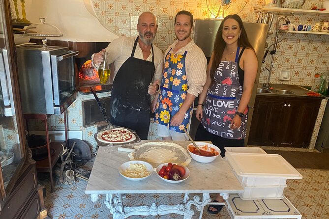 Authentic Pasta & Pizza Cooking Class with Sorrento Coast Pickup - Limoncello tiramisu and a limoncello lesson