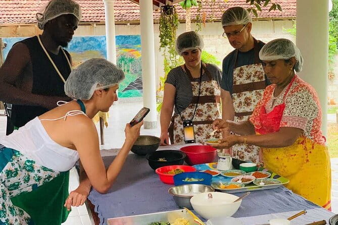 Authentic Sri Lankan Cooking Class in Mirissa - Cooking in the outdoor kitchen and garden