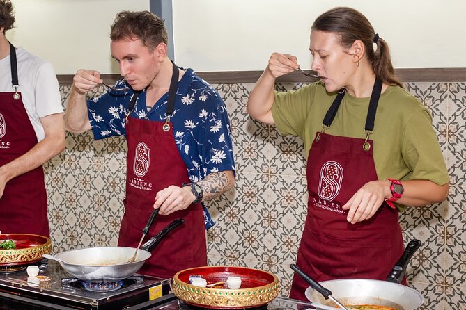 Authentic Thai Cooking with the Largest market visit &TukTuk ride - Who will enjoy this class most