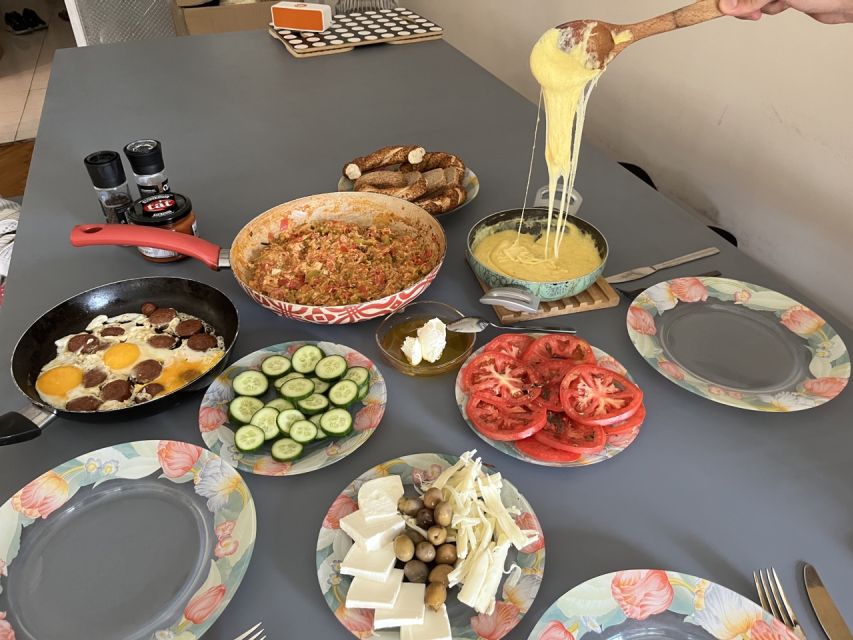 Authentic Turkish Breakfast Cooking at Home with Locals - Sitting down to the full Turkish breakfast