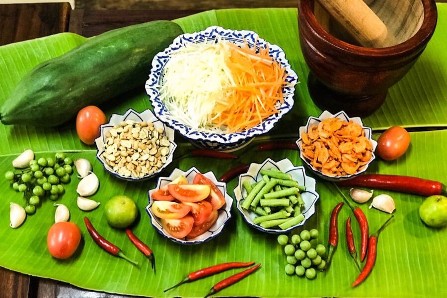 Bangkok: Thai Cooking Class and Onnuch Market Tour - Starting at Pink Chili Thai Cooking School