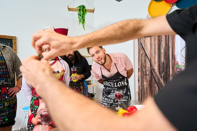 Barcelona Paella Cooking Class with Market Visit, Tapas & Sangria - The hands-on paella lesson