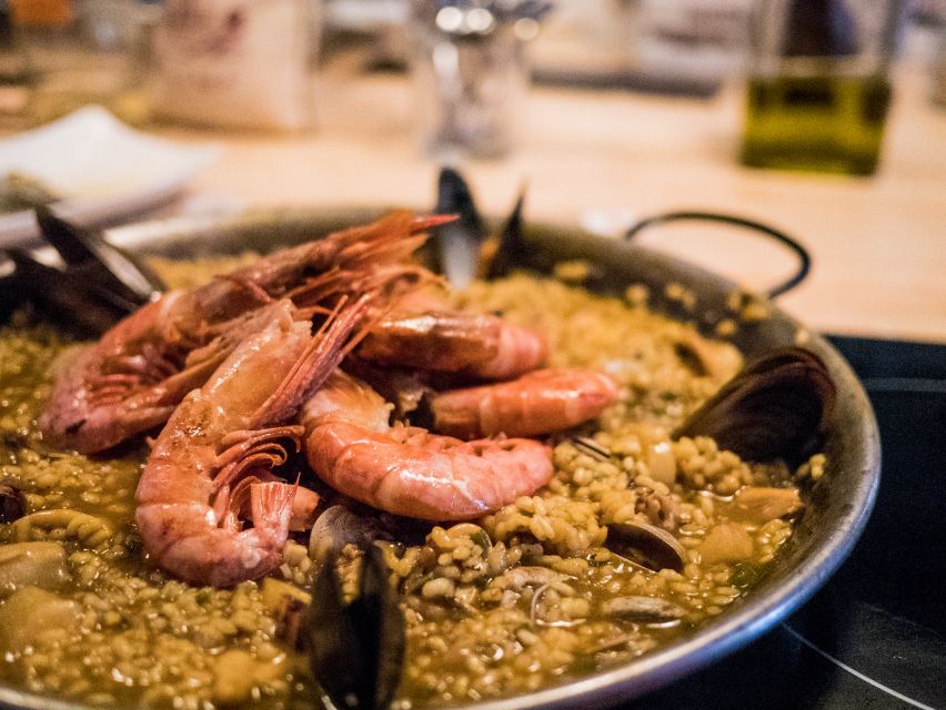 Barcelona: Paella Cooking Workshop and Market Tour - Small groups, named chefs, and a relaxed pace