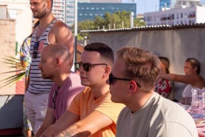 Barcelona: Rooftop Paella Cooking Class with Sangria