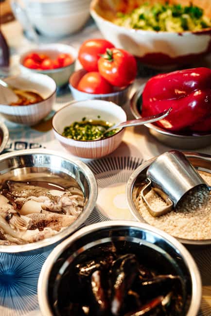 Barcelona: Spanish Tapas Cooking Class with Wine - Cooking croquetas and tortilla in Barcelona