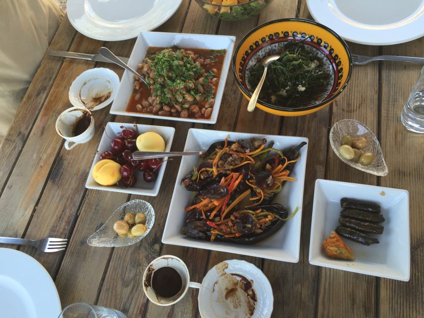 Bodrum: Market Visit and Cooking Class - A relaxed meal with Aegean views