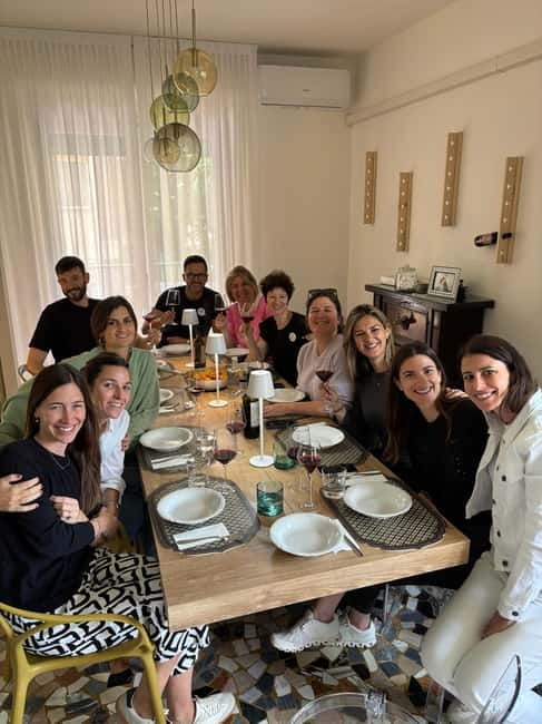 Bologna: In-Home Italian Pasta Making Workshop with Wine - Sitting down to eat what you made