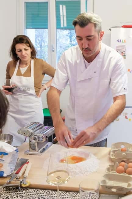 Bologna: In-Home Italian Pasta Making Workshop with Wine - Tiramisu closes the meal on a sweet note