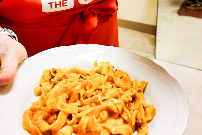 Bologna Local Pasta Cooking Class, Ragu, Spritz, Wine & Gelato - The ragù is homemade, but already prepared