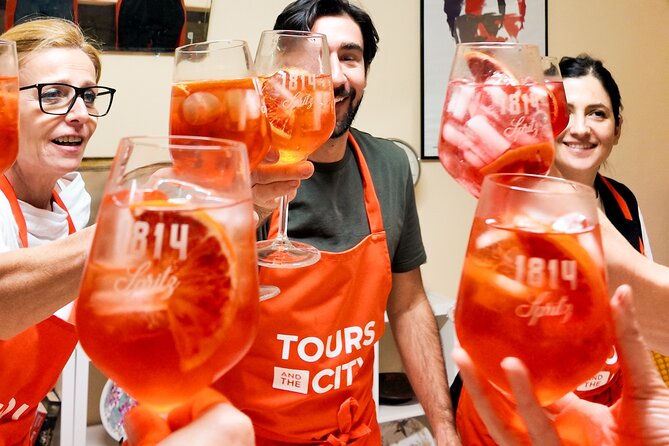 Bologna Local Pasta Cooking Class, Ragu, Spritz, Wine & Gelato - Starting with Pignoletto, mortadella, and Crescenta