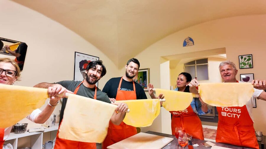 Bologna: Pasta Cooking Class, Ragu, Spritz, Wine & Gelato - Aperitivo With Mortadella, Piadina, and Pignoletto