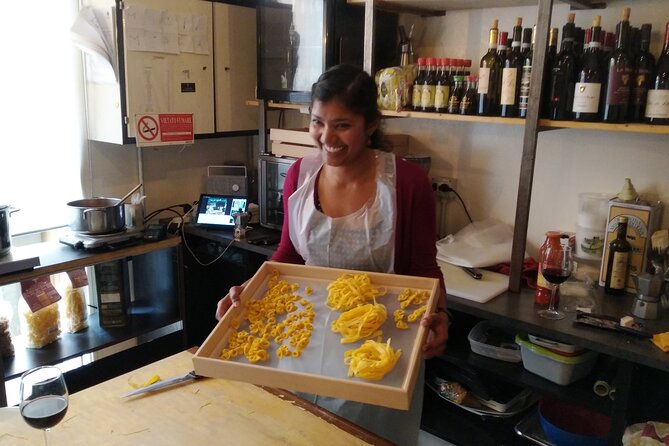 Bolognese Cooking Class in a Unique Central Location - Rolling dough for tagliatelle and tortellini