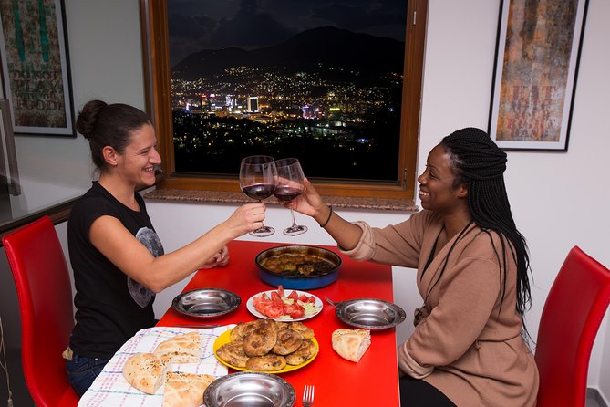 Bosnian Cooking Lessons - Eating the Food You Made Together