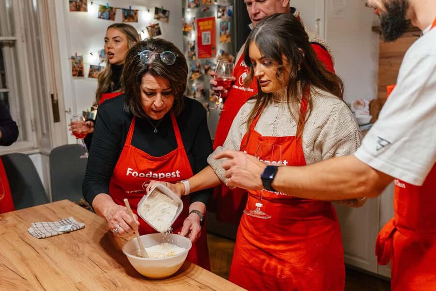 Budapest: Small-Group Cooking Class & Market Tour with Local - Choosing chicken paprikash, goulash, or stuffed cabbage rolls