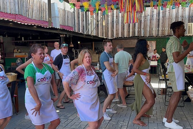 Cabo San Lucas Taco Fiesta: Cooking, Dancing and Mixology Class - Salsa dancing between the recipes
