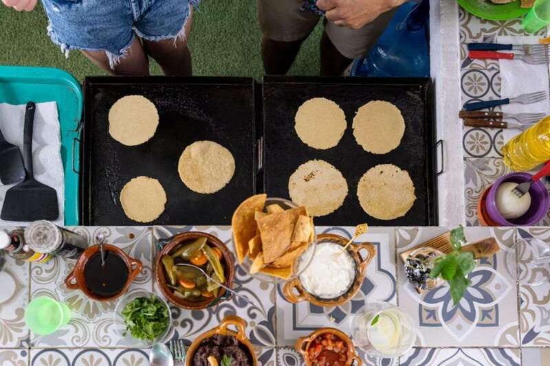 Cancun: Handmade Traditional Mexican Tortilla Making Class - Turning masa harina into the main event