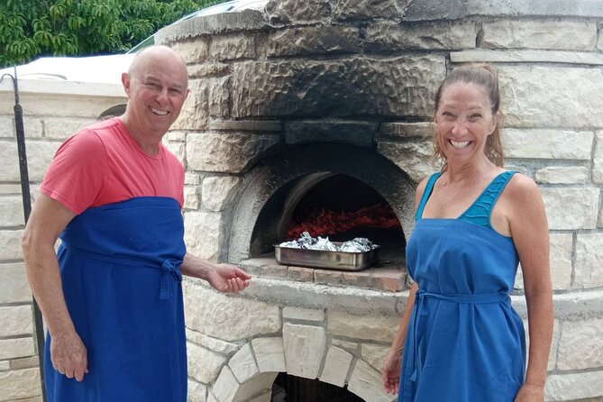 Chania Cooking Class-The Authentic Enjoy traditional Cretan meal - Rolling dough for savory and sweet kalitsounia
