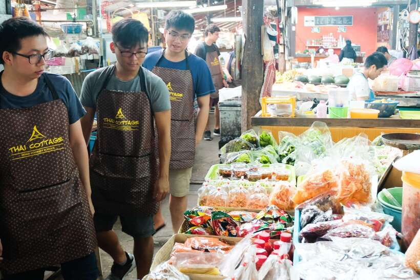 Chiang Mai: Cooking Class, Market & Thai Herbs Garden Tour - From hotel pickup to the local market