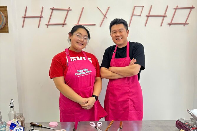 Cook 4 Local Vietnamese Dishes In Pink-themed Class & Market Tour - Timing, meeting point, and group size