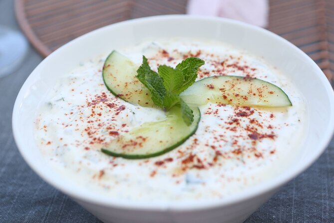 Cook a Greek Feast Steps From the Acropolis (8-Course Meal) - Making almond feta from scratch