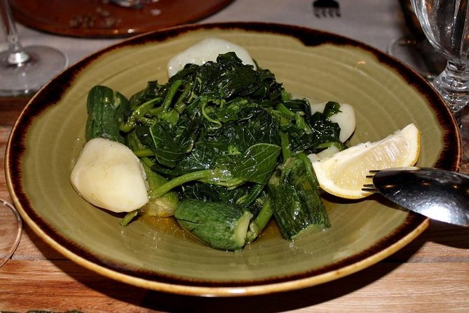 Cook with Locals | Cretan cooking Class at Archanes Village - The setting: open kitchen, patio, and local atmosphere