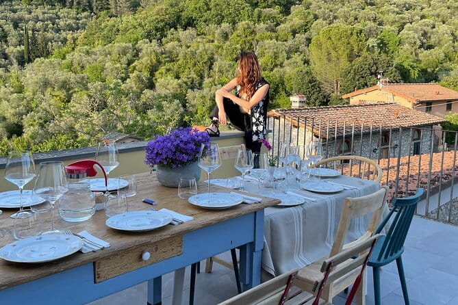 Cooking Class and Lunch at a Tuscan Farmhouse with Local Market Tour from Florence - The four-course lunch and wine