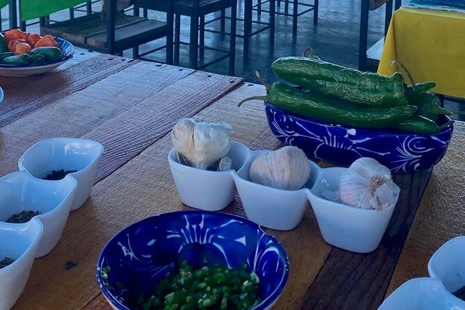 Cooking Class and Margarita Madness at Valle de Guadalupe - Chicken enchiladas and beef tostadas for lunch