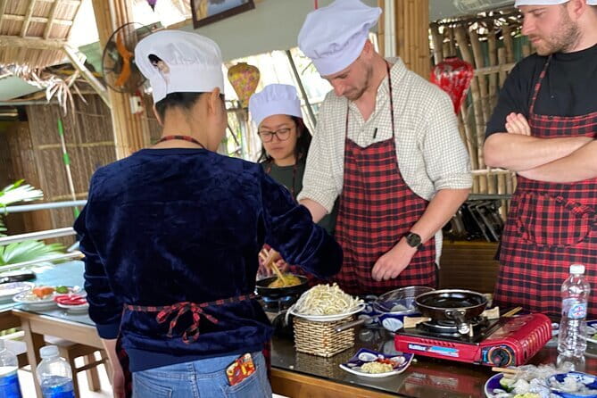 Cooking Class and Tasting Pho in Da Nang with Local Chef - Making spring rolls with enough for dinner