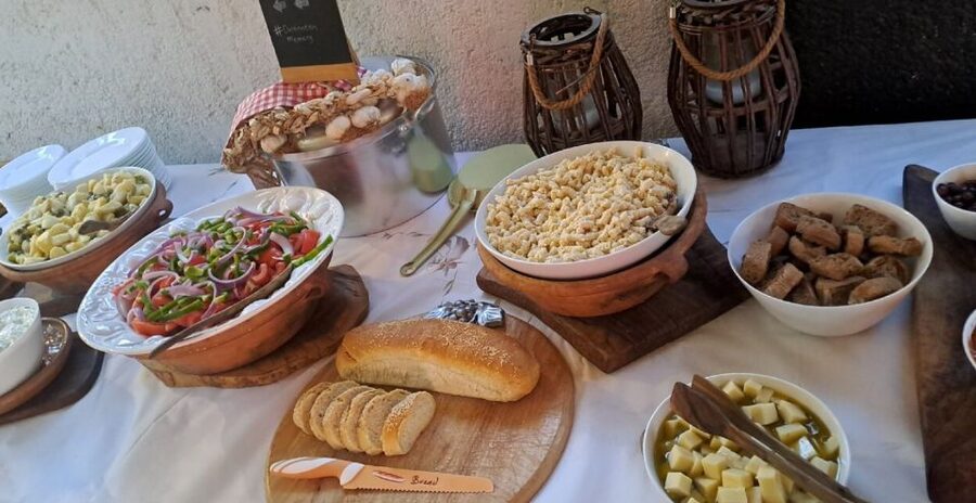Cooking Class & Greek Night Experience - Plate breaking and the festive finish