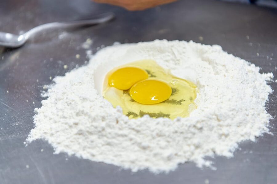 Cooking class: How to make Ravioli, Tagliatelle & Tiramisù! - Making bruschetta, ravioli, and tagliatelle
