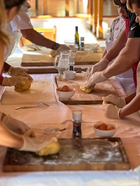 Cooking class in a private medieval village - Lunch, wine, and the value of the $141 price