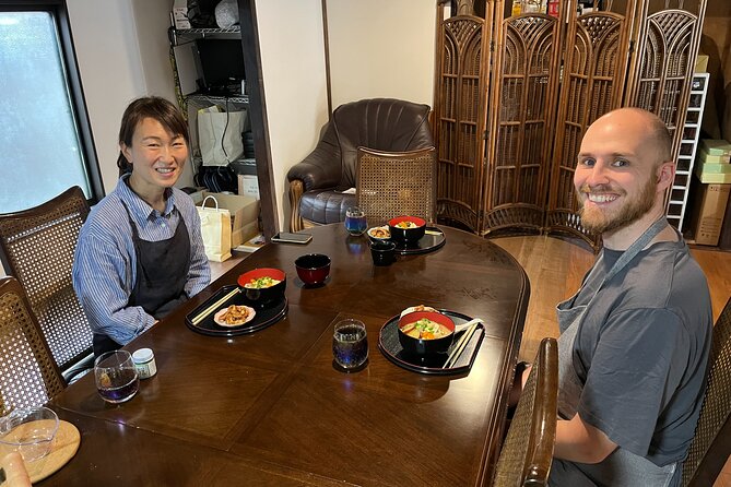 Cooking Class: Make a Local Delicacy in a Japanese House - Building a bowl with taro, burdock, and broth