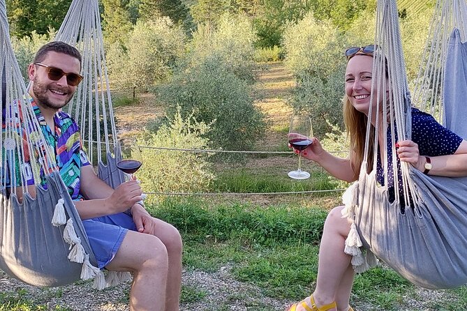 Cooking Class on a Family Farm in Chianti with Lunch - Lunch outdoors above the vineyards