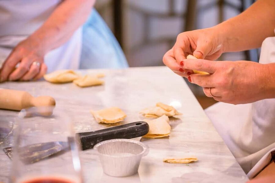 Cooking Class with Carbonara, Pesto Making, Lasagna, Cannoli - Starting at Sant’Ambrogio Market in Florence