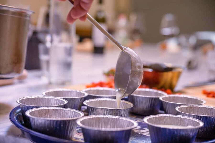 Cooking Class with Carbonara, Pesto Making, Lasagna, Cannoli - Making pesto, then turning it into gnocchi