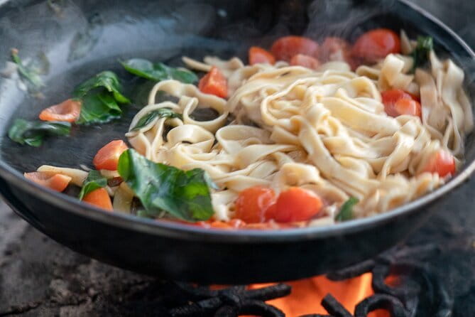 Cooking Class with Fire - Making pasta and ravioli by hand