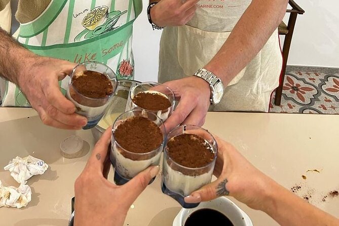 Cooking class with Pasta, mozzarella and Tiramisu with wine - The meal, wine, and garden produce
