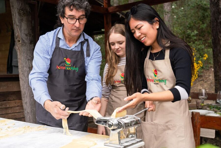cooking pasta class - Transport takes some planning off your hands
